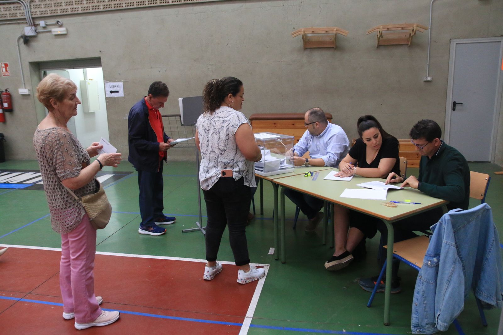 Imágenes de las votaciones en las Elecciones Municipales 2023, en Almería capital