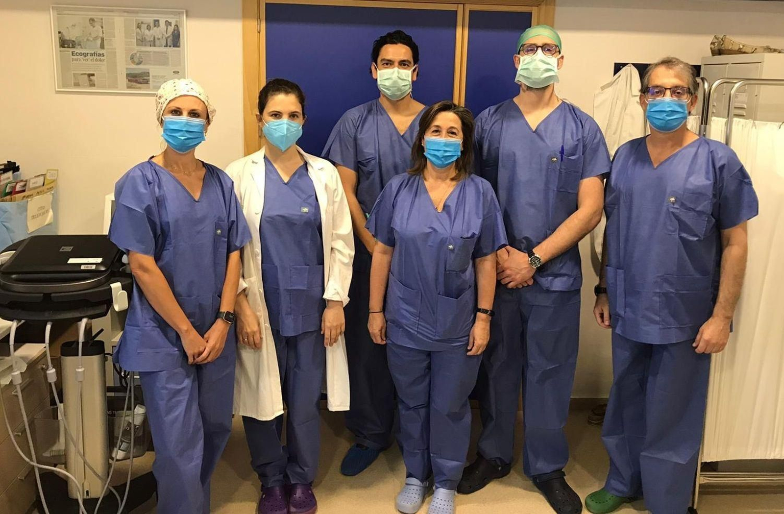 El equipo de profesionales de la Unidad de Dolor Crónico del Valme.