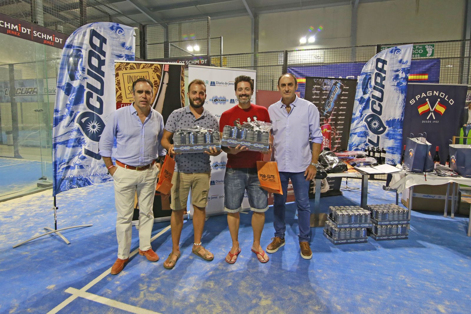 Entrega de premios de la IV Diario de Jerez Pádel Cup