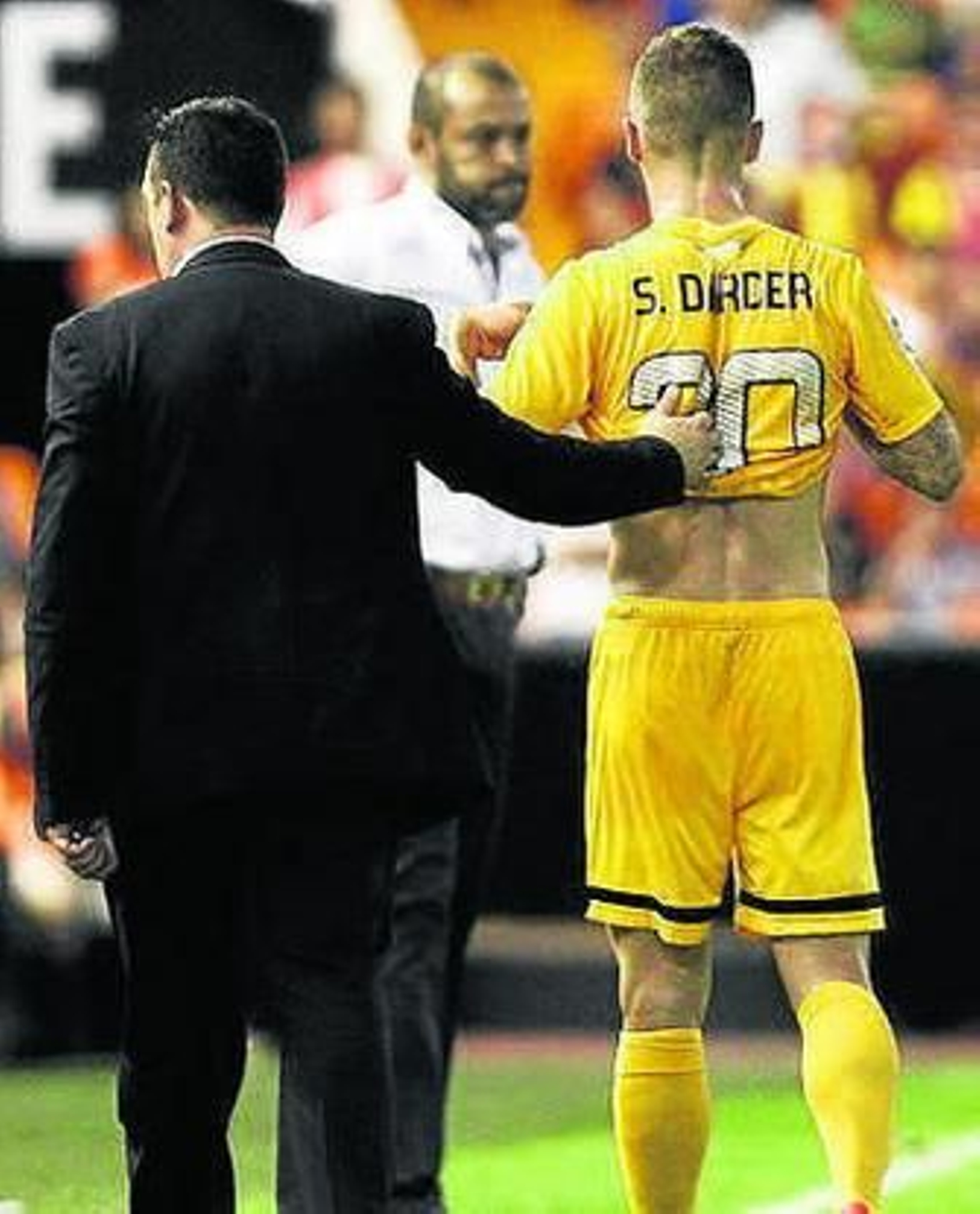 Darder, tras la expulsión.