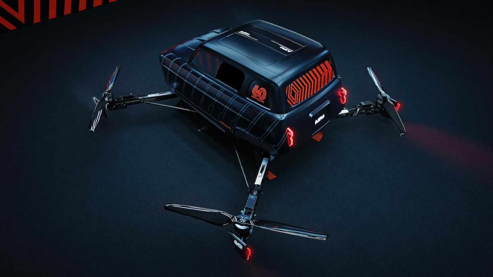 El sesenta cumpleaños del Renault 4 lo celebra TheArsenale con la creación de este dron.