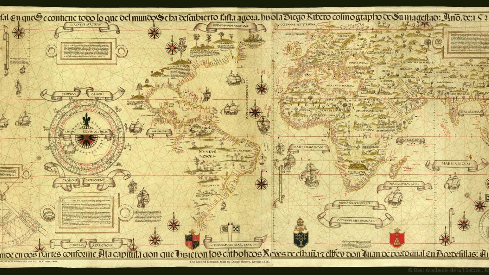 Mapa De Diego Ribero. Mapa De Diego Ribero.