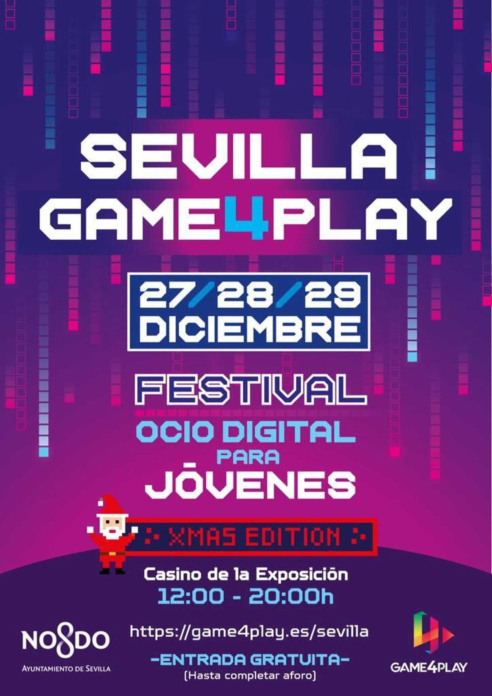 El cartel del Game4play.