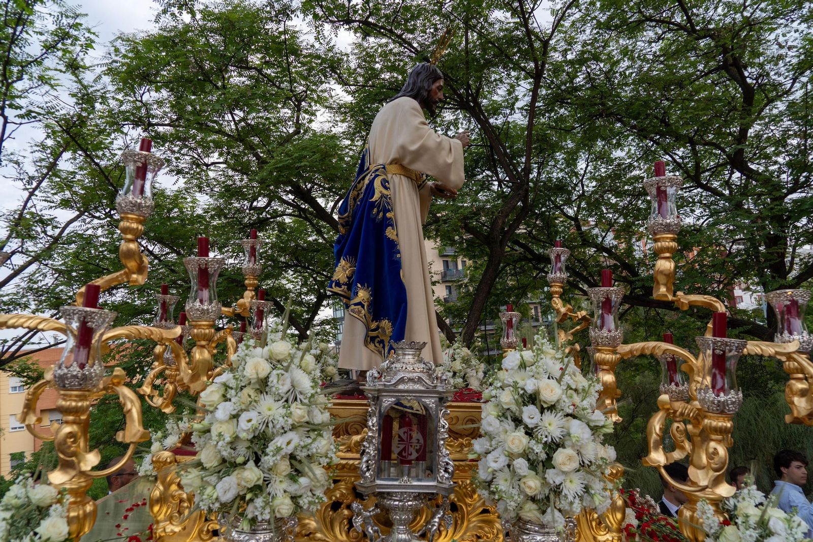 Imágenes del traslado del Cristo del Amor a la Concepción
