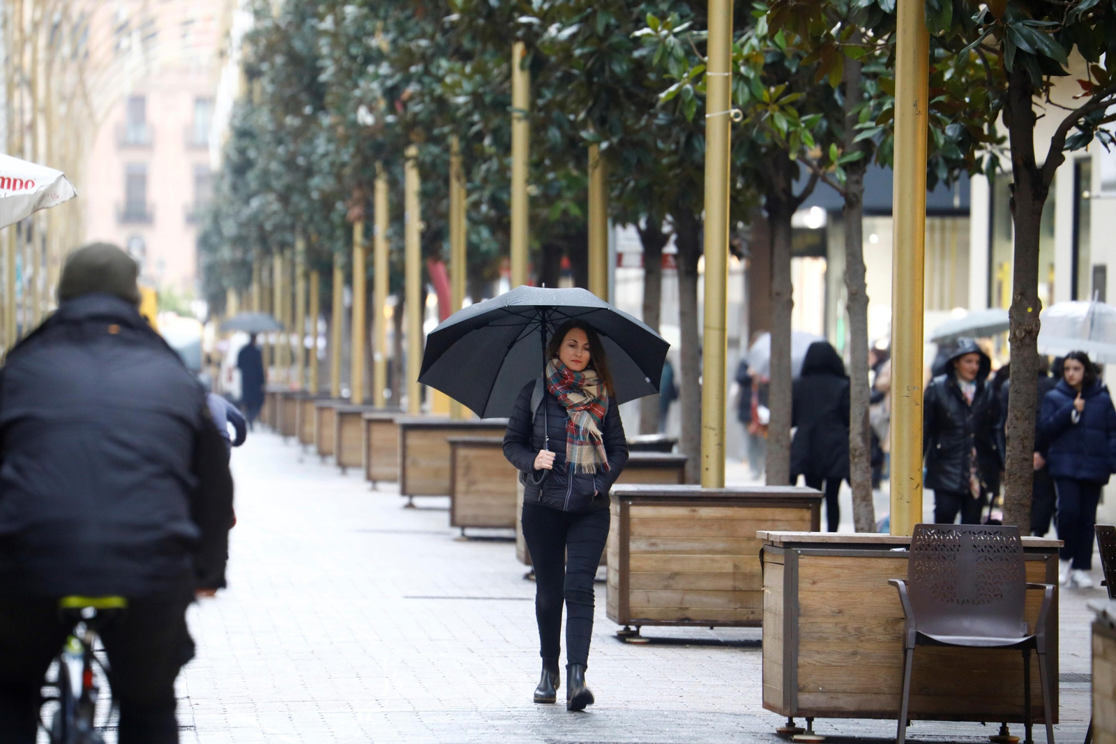 La lluvia vuelve a Córdoba con el paso de la borrasca Hipólito, en imágenes