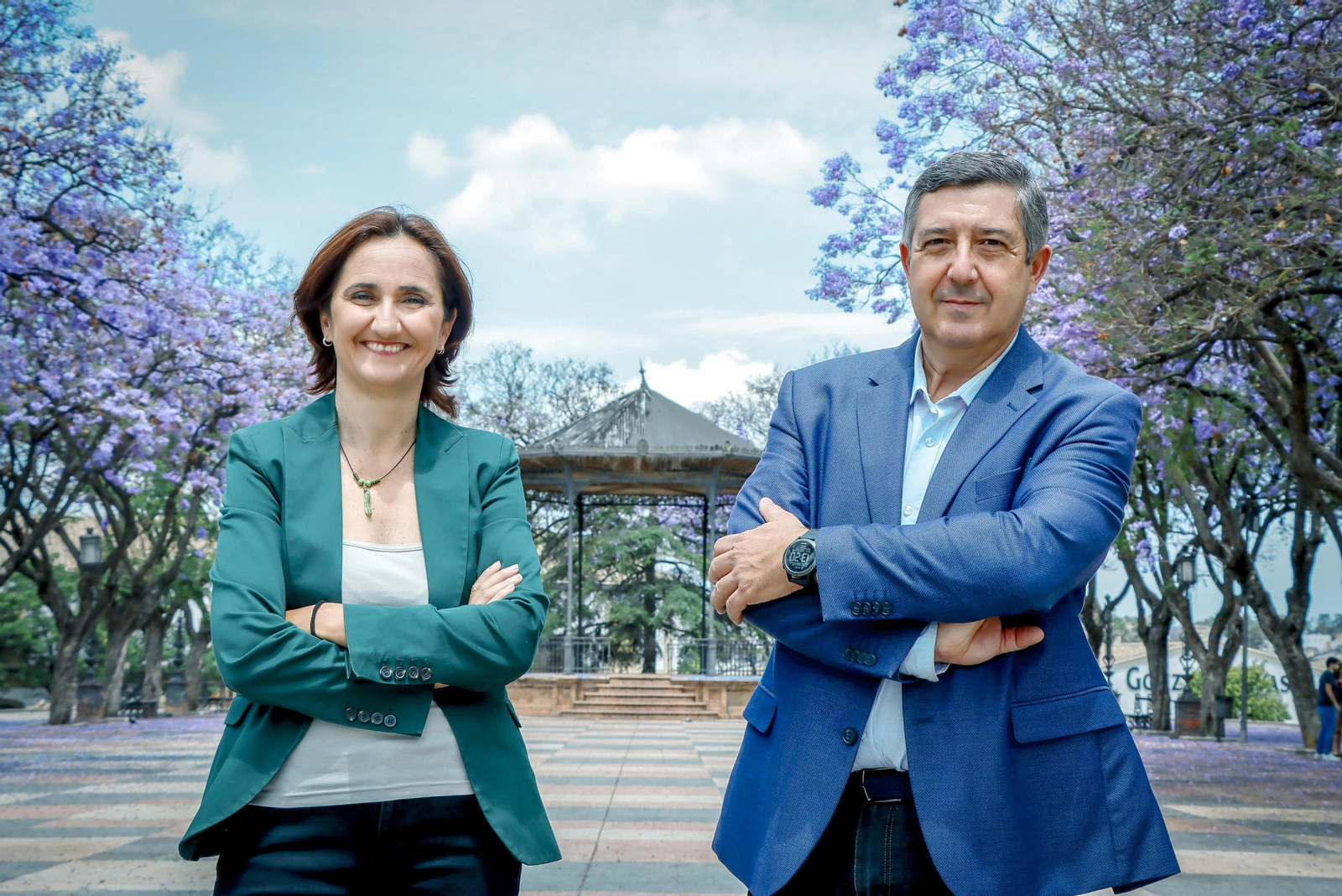 Amparo Bou y Esteban Fernández, fundadores y codirectores de Sinlímites Comunicación.