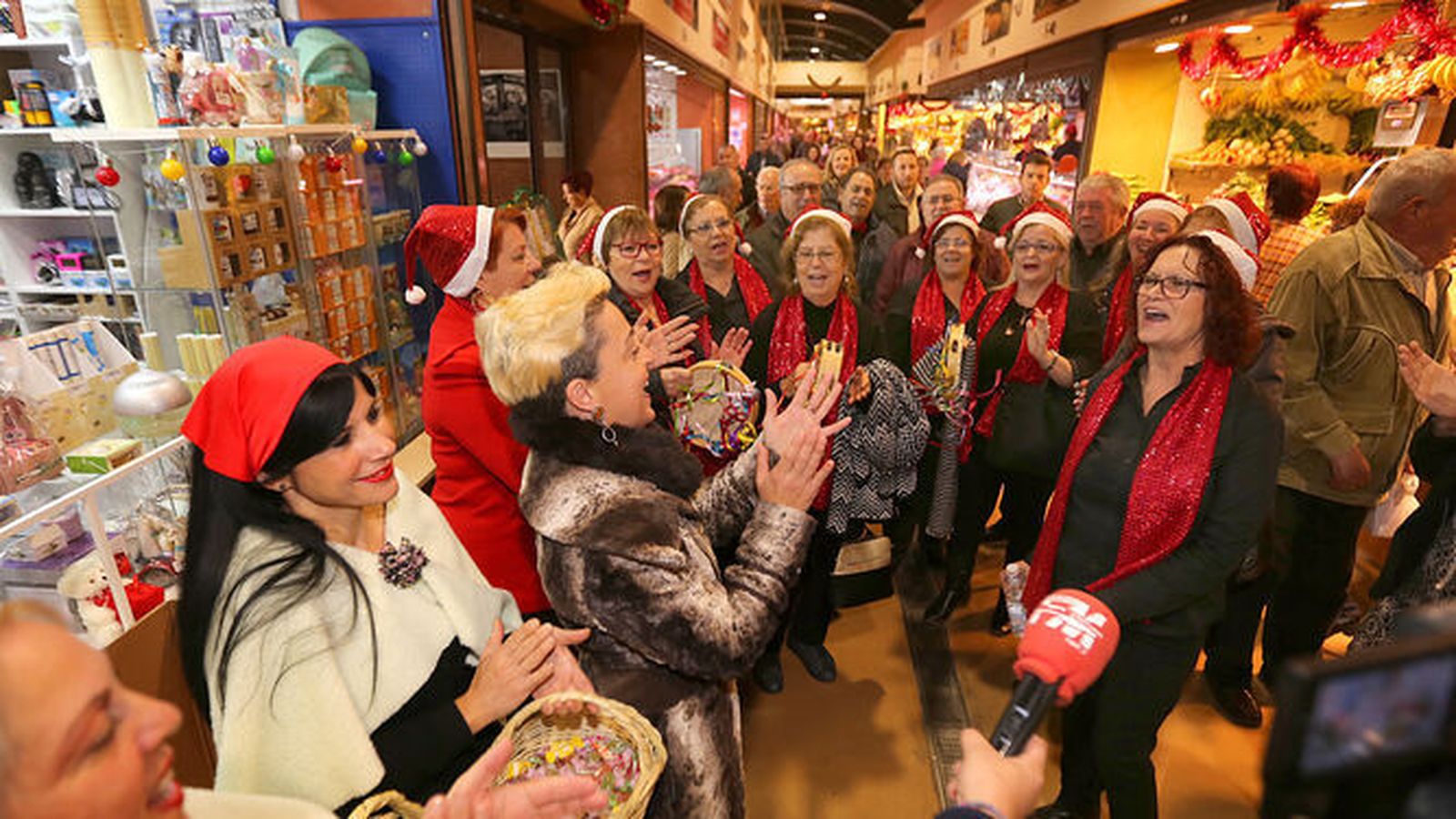 Una fiesta navideña en Chiclana, en una imagen de archivo.