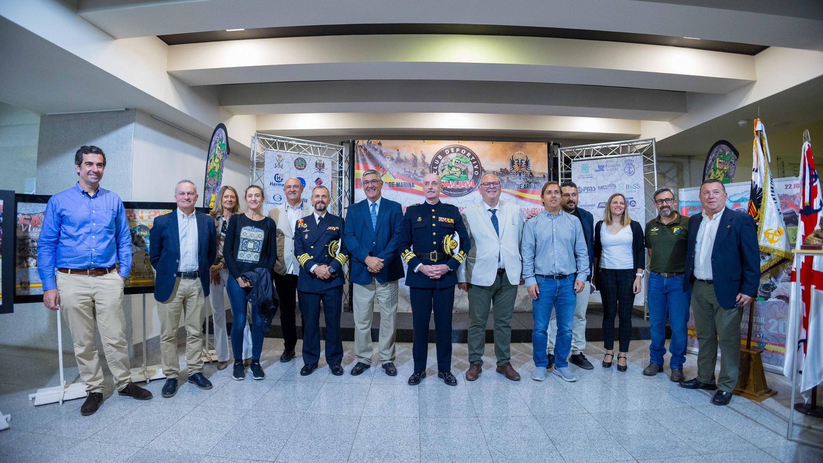 Acto de presentación de la octava edición de la carrera cívico militar Fan Pin 'Miguel de Cervantes' en San Fernando. Acto de presentación de la octava edición de la carrera cívico militar Fan Pin 'Miguel de Cervantes' en San Fernando.