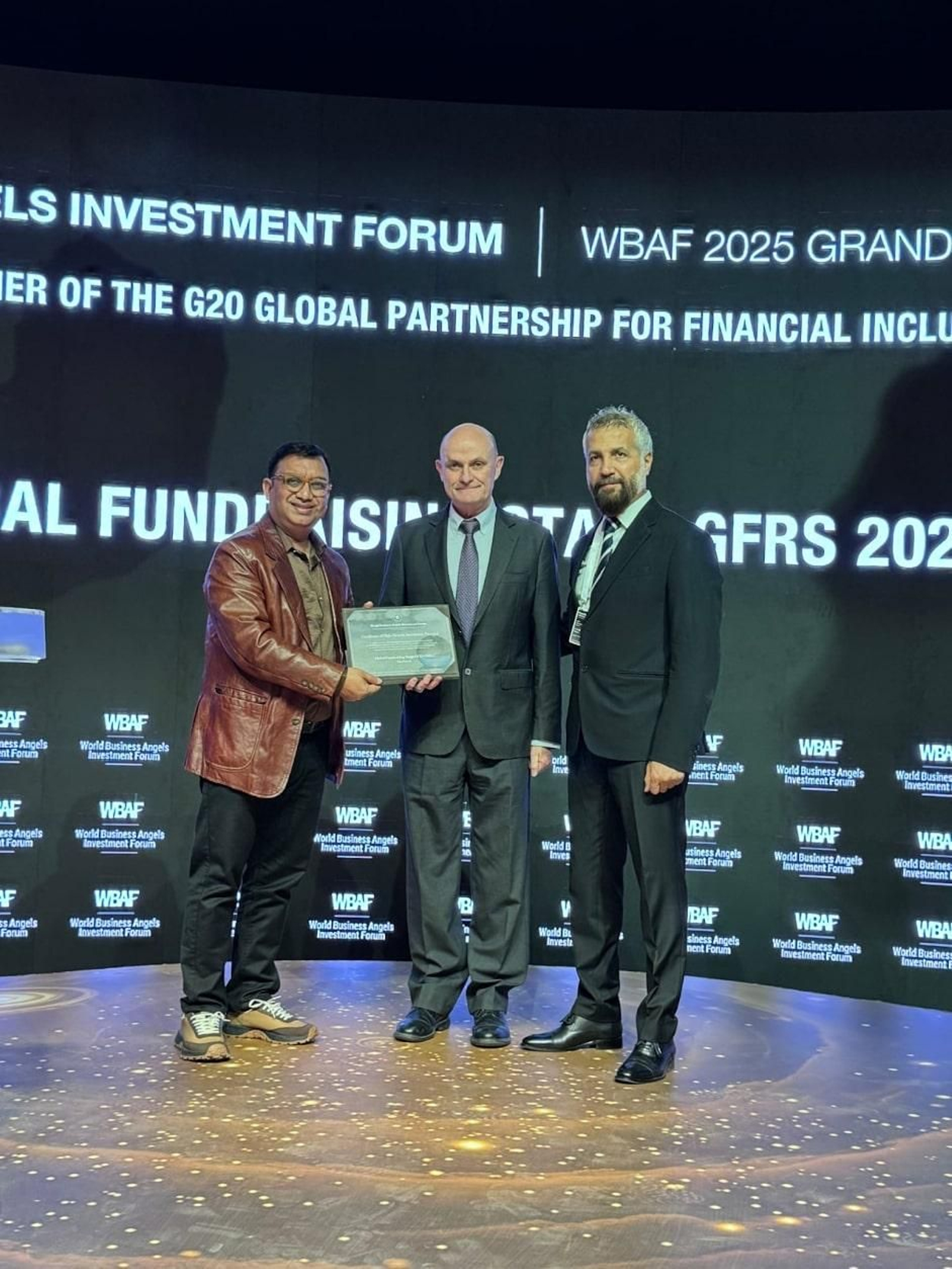 Representación de PlusVitech en el World Business Angel Investment Forum 2025.