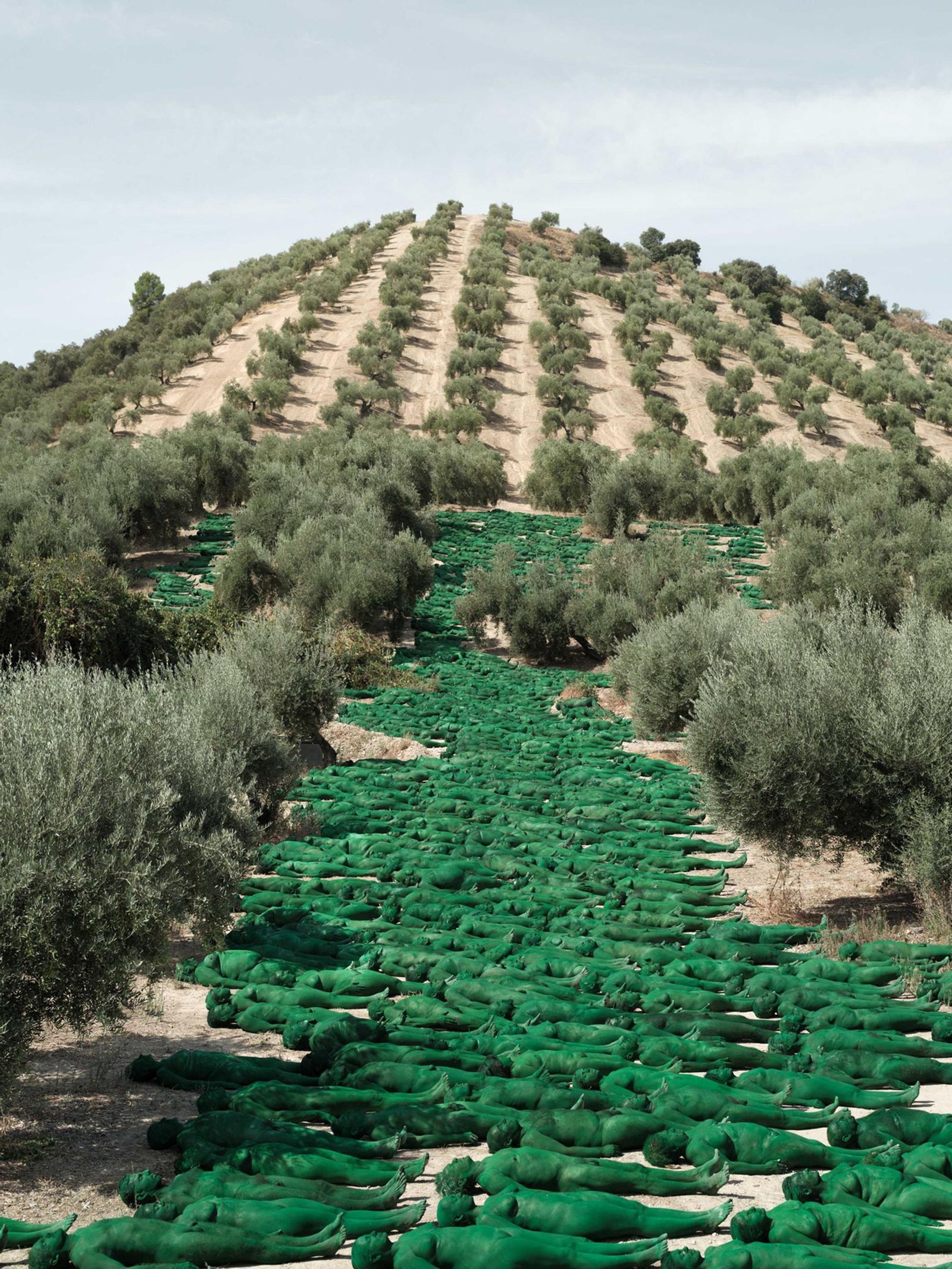 Granada, Spain (Retrato Alhambra 1925) 2025.  Copyright ©Spencer Tunick.