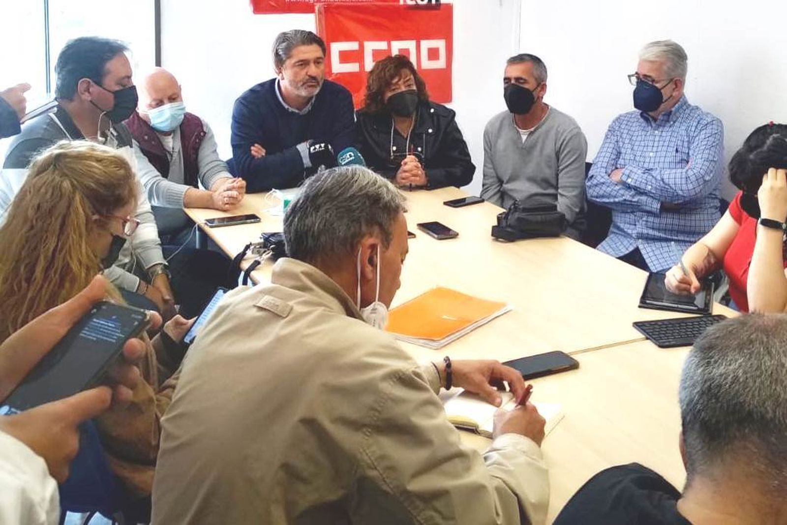 Reunión del comité de huelga de los museos municipales de Córdoba.