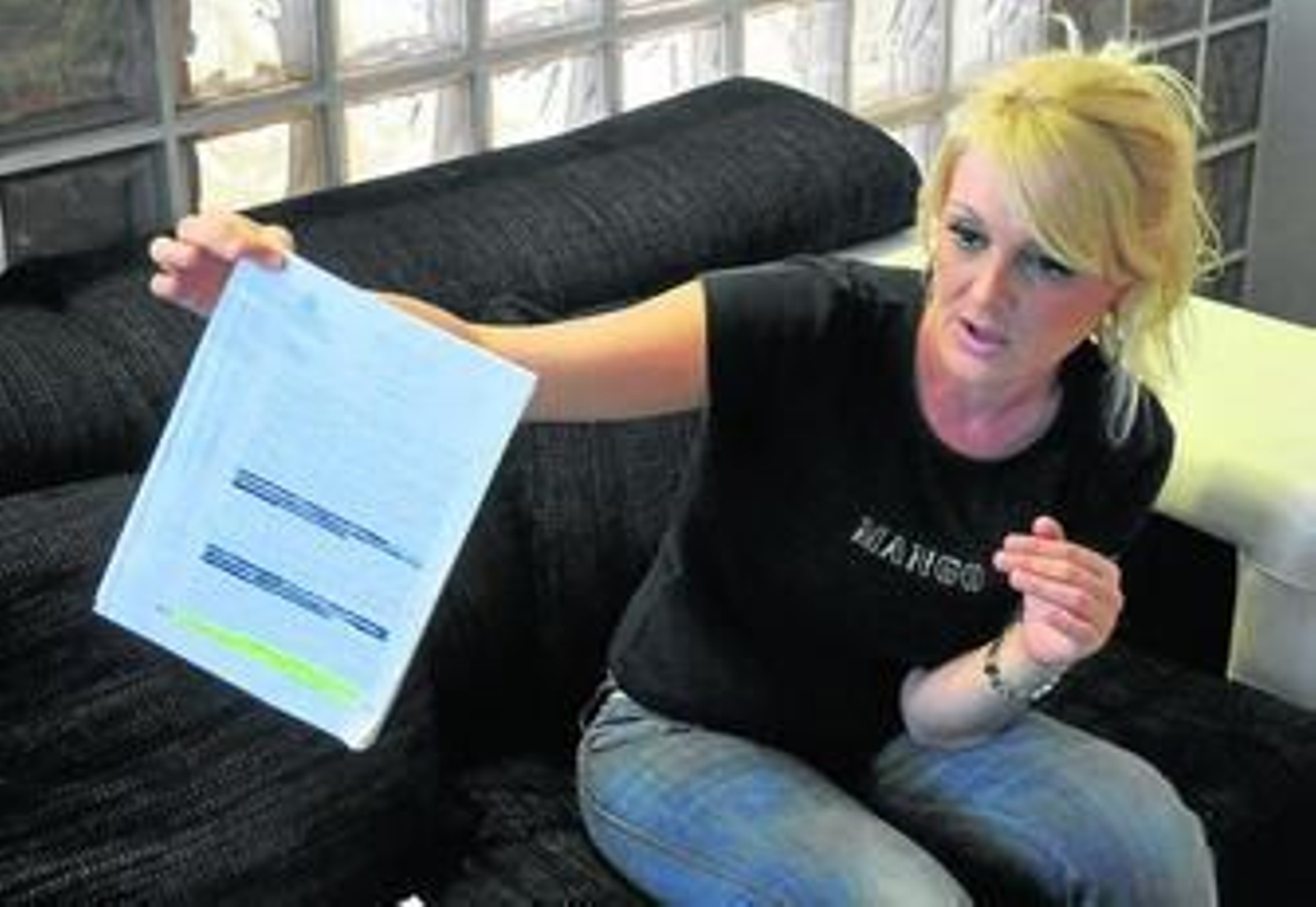 Concepción Pita, en un momento de la entrevista.