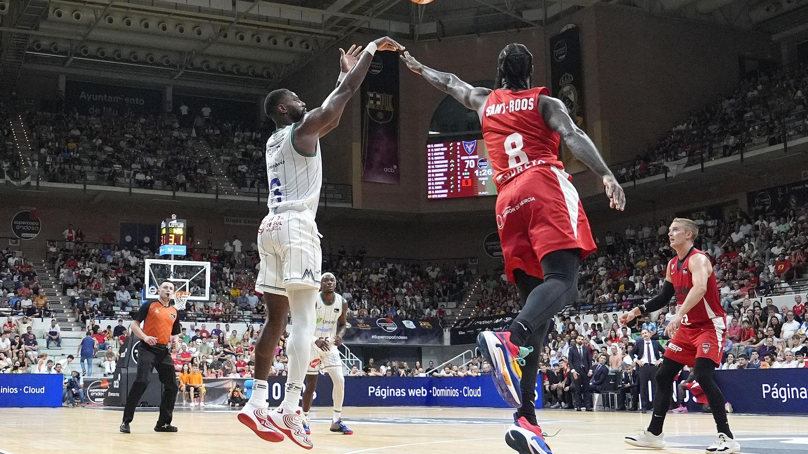 El UCAM Murcia-Unicaja de la Supercopa, en fotos