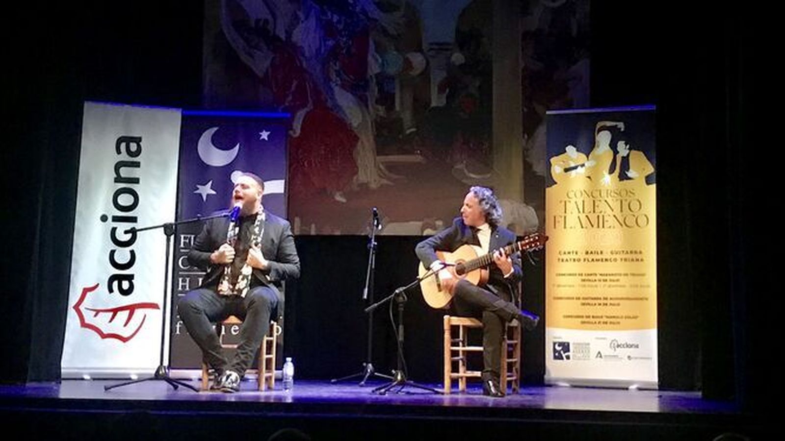 Semifinales del concurso de cante Talento Flamenco de la Fundación Crsitina Heeren.