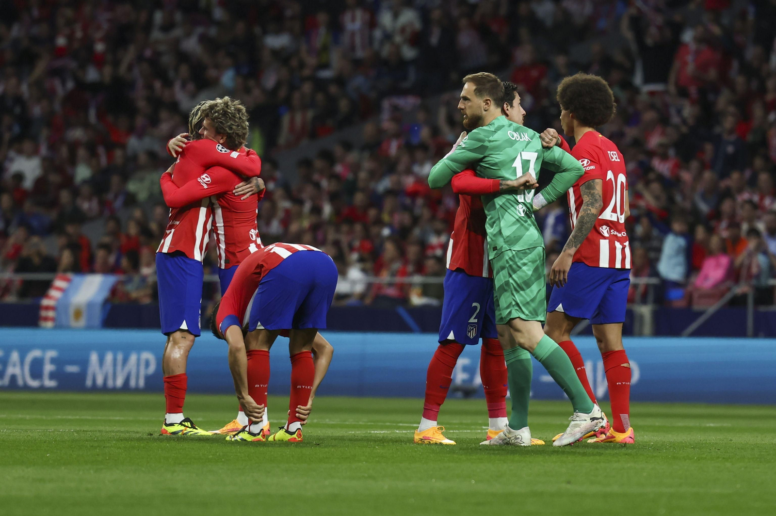 El Atlético de Madrid - Borussia Dortmund, en fotos