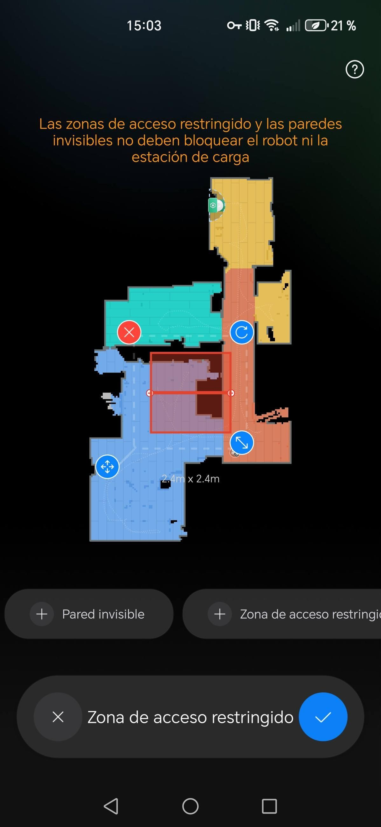 Aplicación Roborock - Robot aspirador Saros Z70