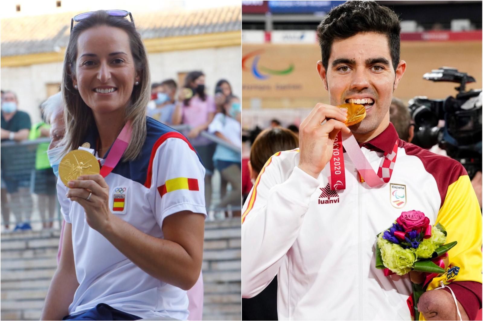 Fátima Gálvez y Alfonso Cabello, Premios Andalucía de los Deportes 2021.