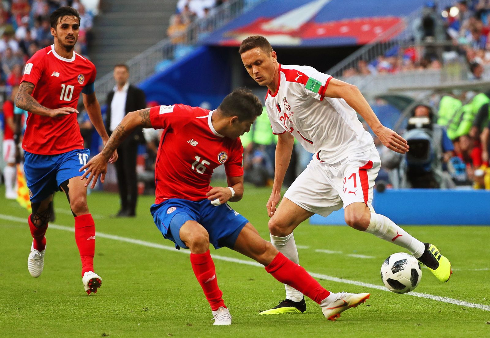 Las imágenes del Costa Rica-Serbia