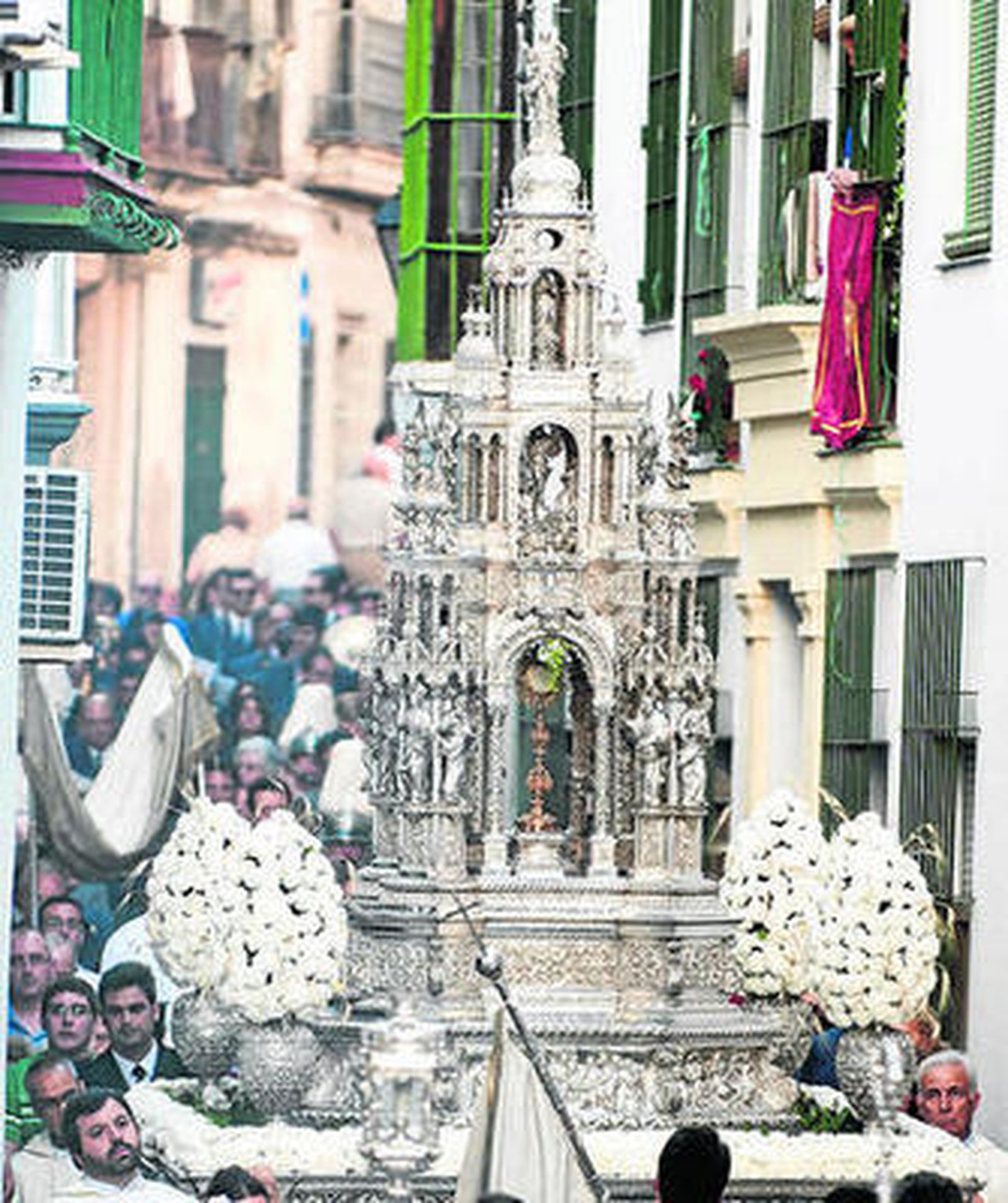 Imagen central del cartel del Corpus que firma este año Feliciano Gil.