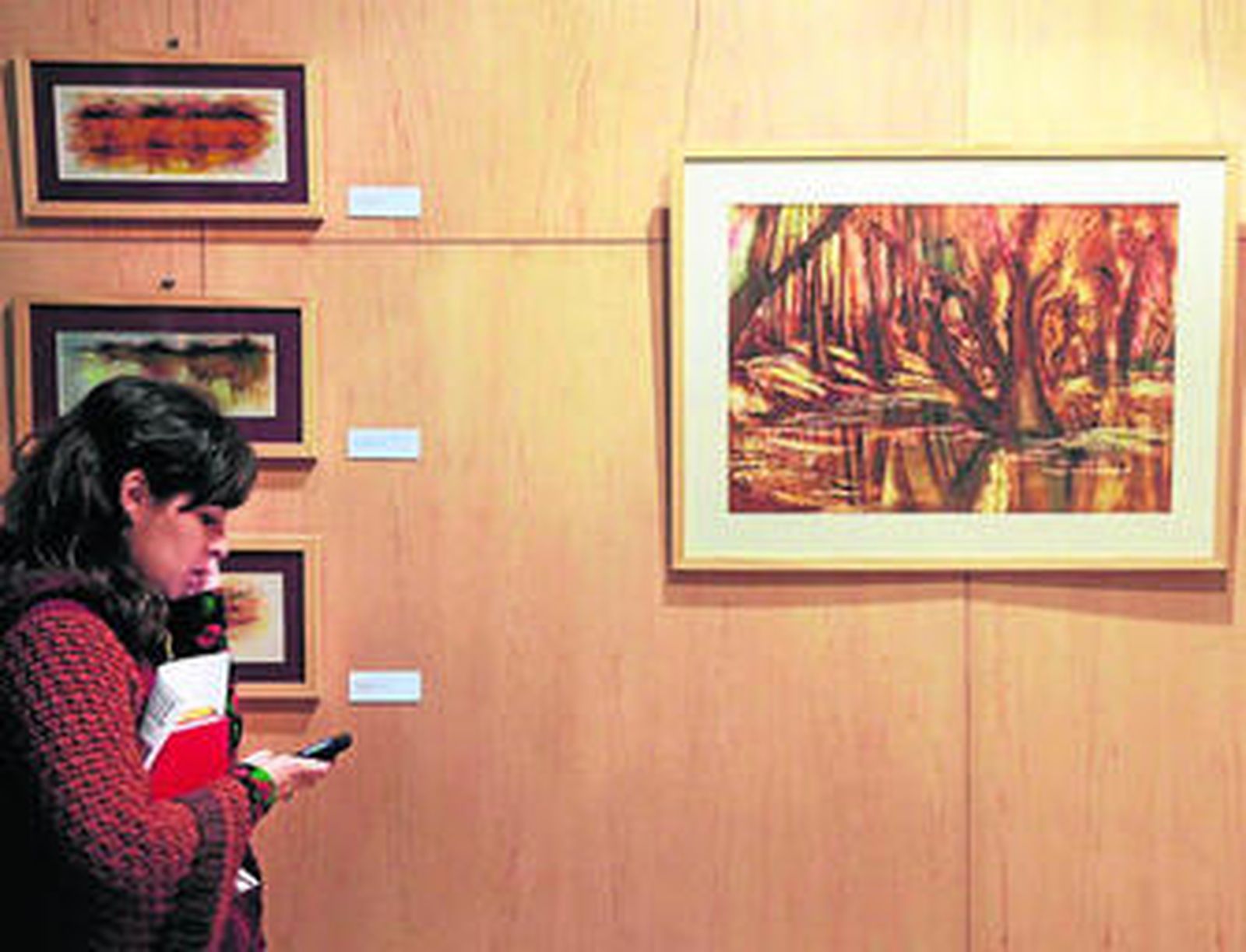 La exposición se inauguró ayer.