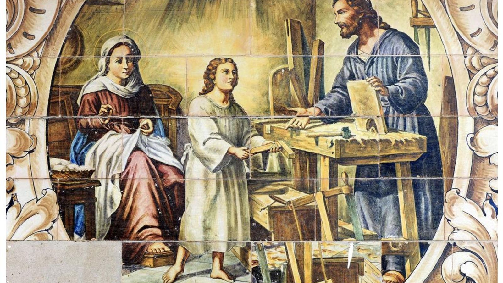 El retablo de la Sagrada Familia de Orce.