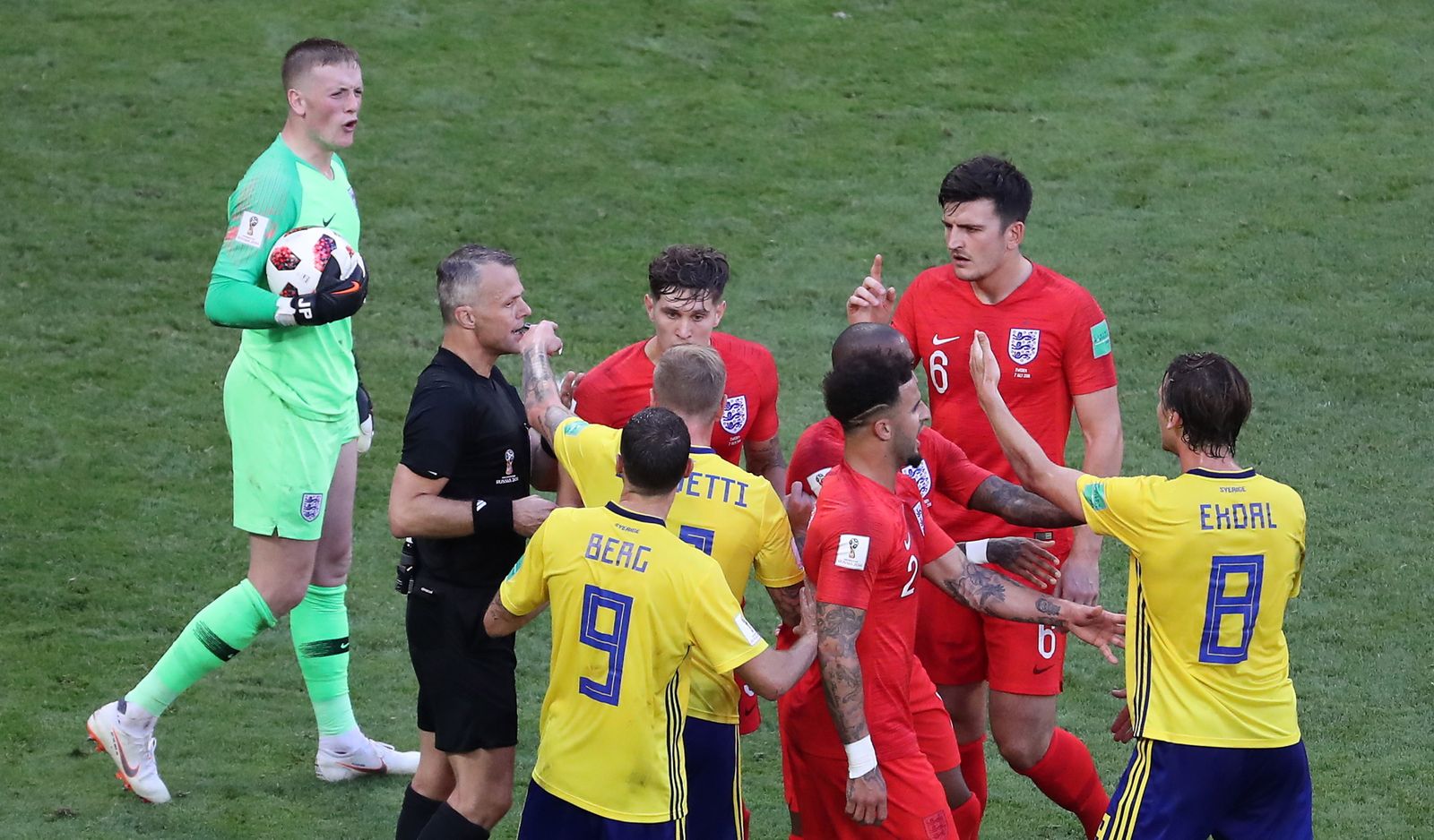 Las imágenes del Suecia-Inglaterra