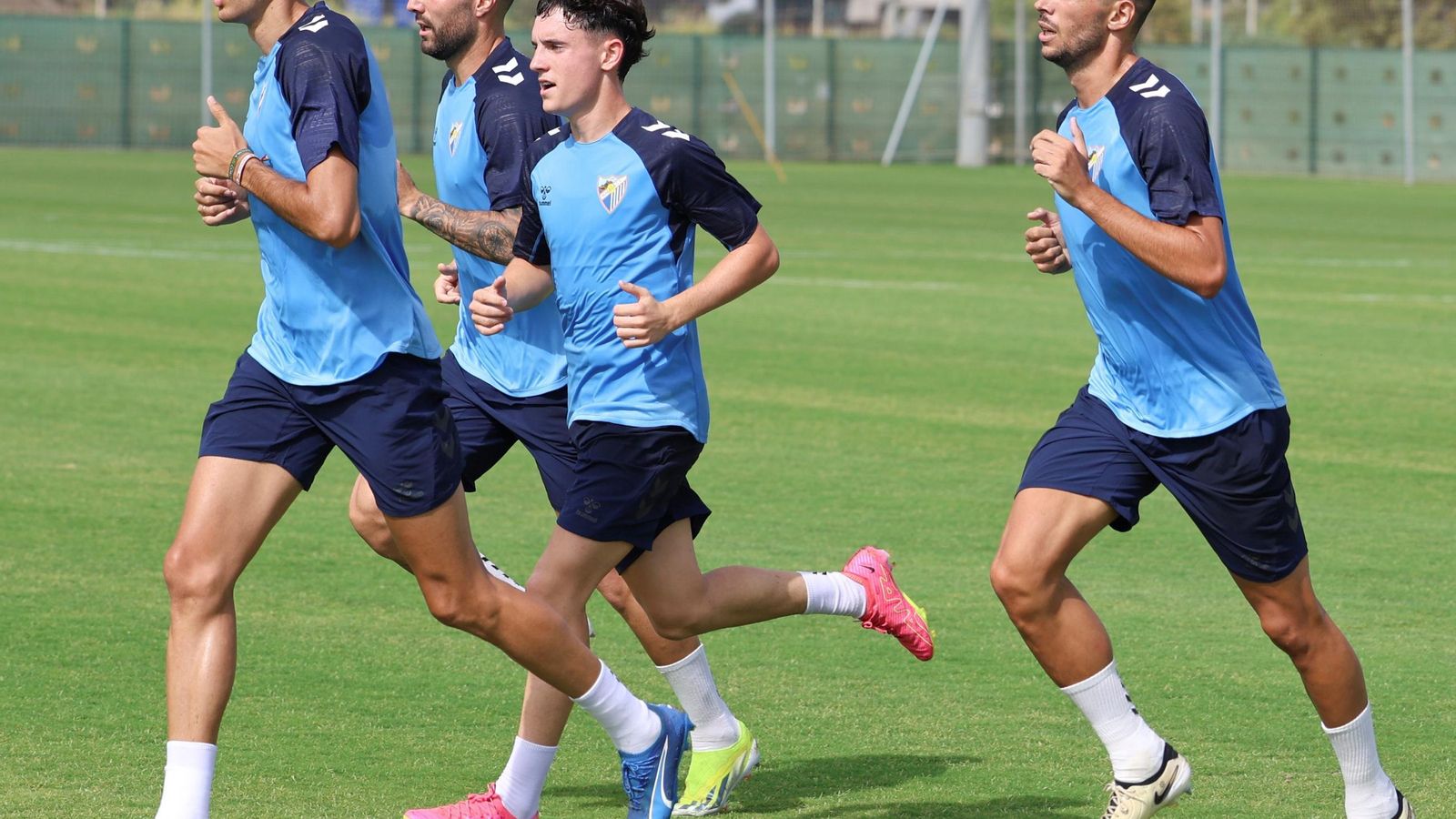 El Málaga CF prueba la Ciudad Deportiva de Arraijanal