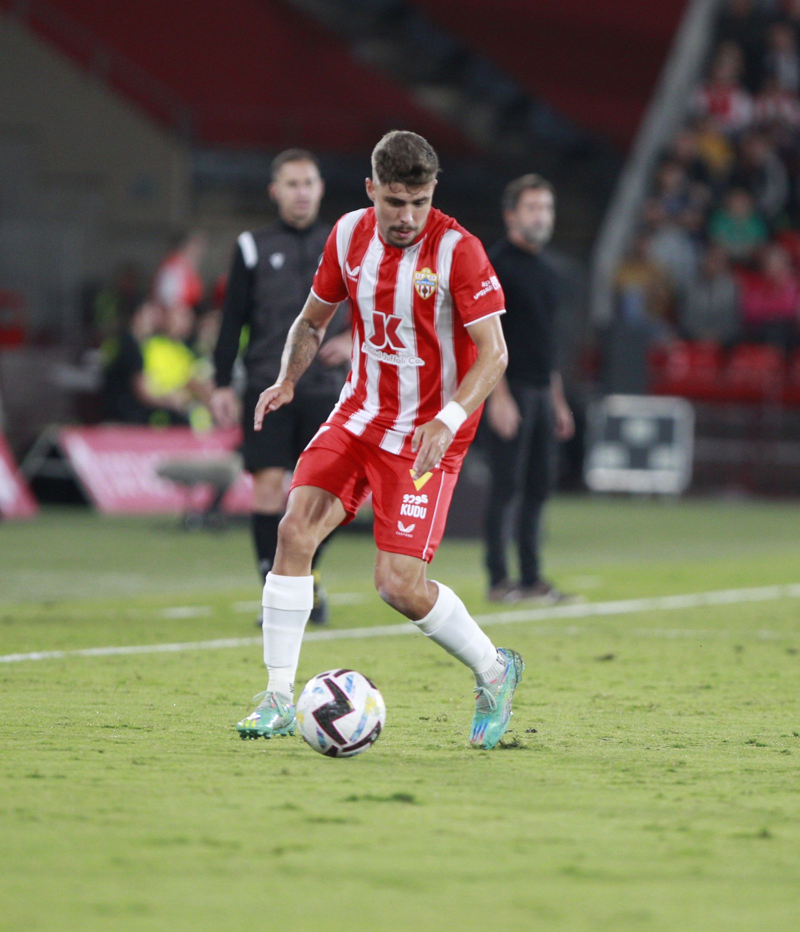 Imágenes del partido de fútbol U.D. Almería-Getafe C.F.
