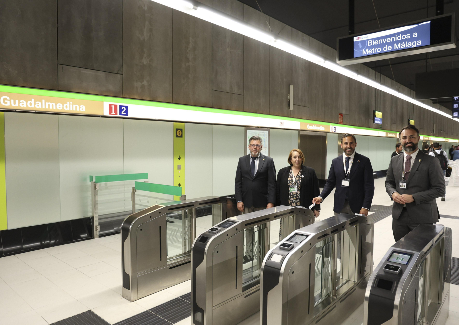 Las fotos de la inauguración del Metro al centro de Málaga