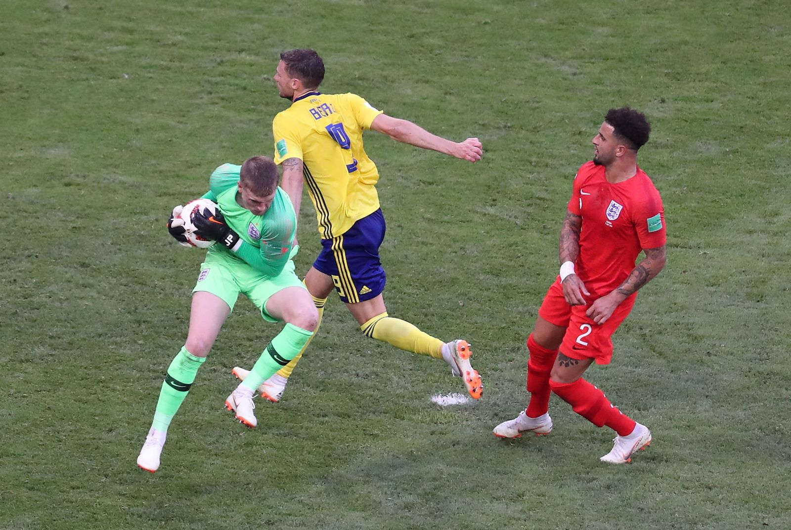 Las imágenes del Suecia-Inglaterra