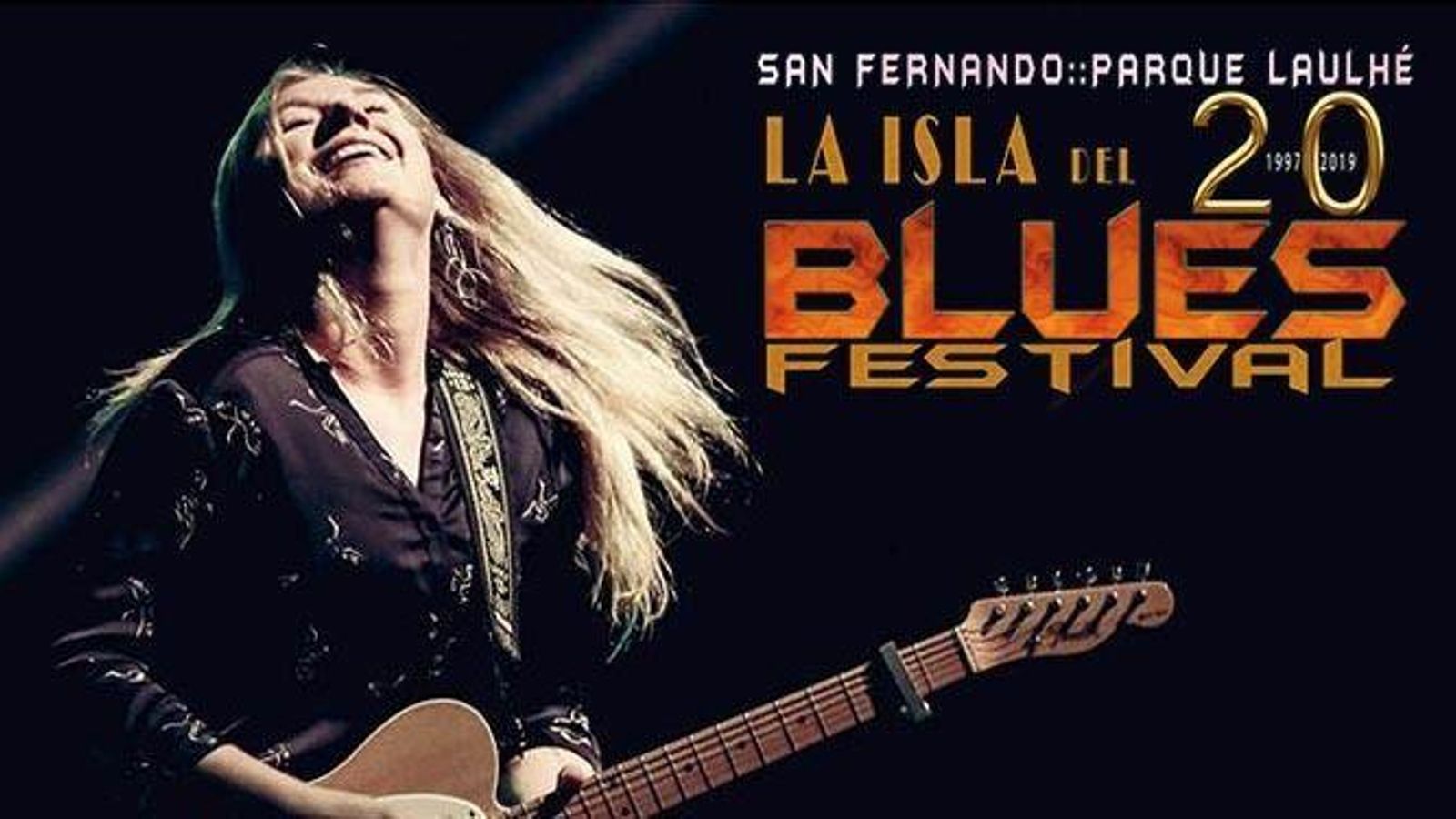 Cartel de la vigésima edición de La Isla del Blues Festival
