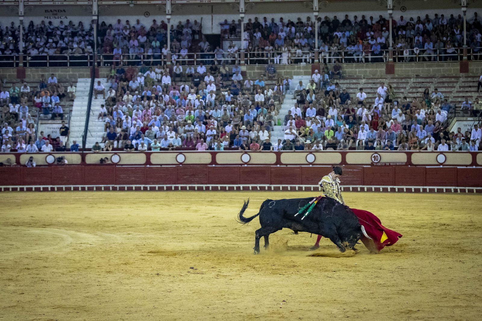 Daniel Crespo, Manzanares y Juan Ortega, en la plaza de toros de El Puerto