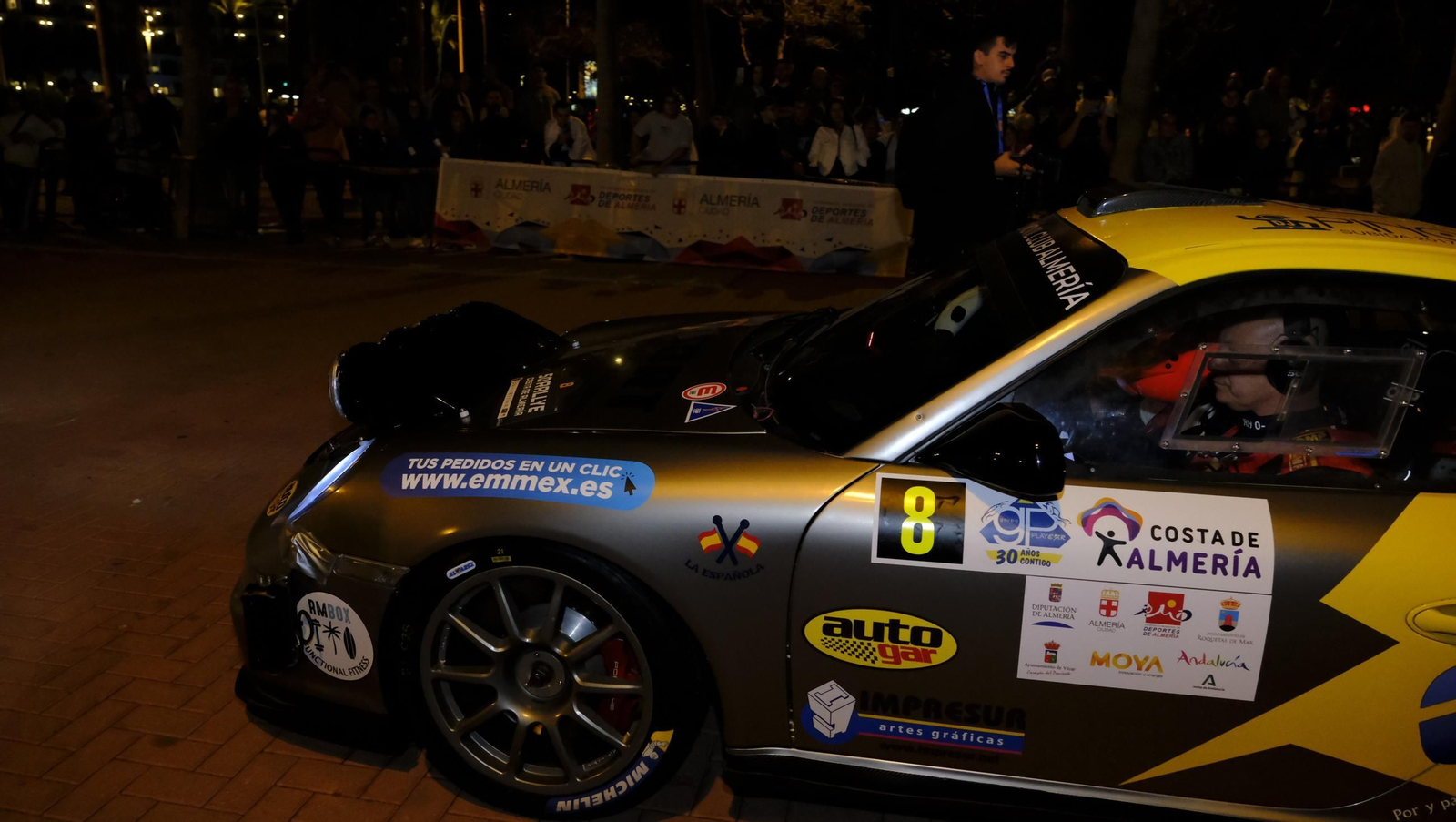 La salida de la 50 edición del Rallye Costa de Almería, en imágenes