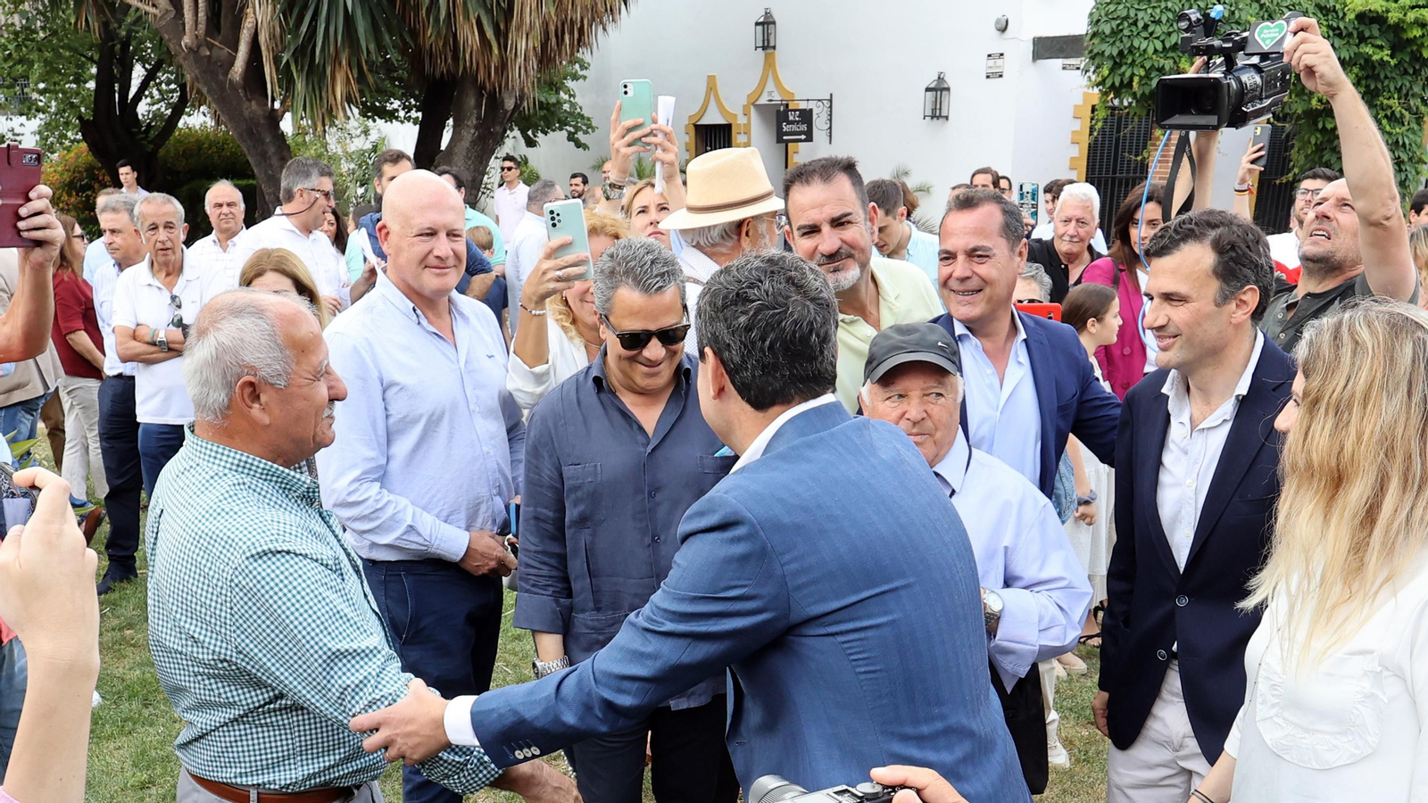 Juanma Moreno en Jerez