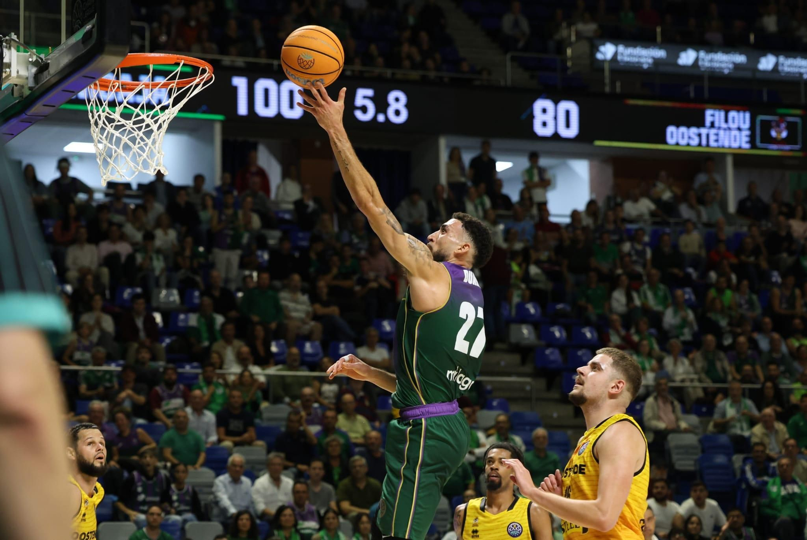 El Unicaja-Filou Oostende, en fotos