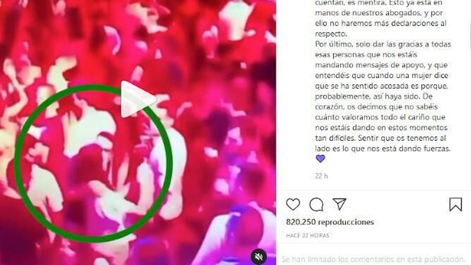 Una captura del vídeo de Devermut.