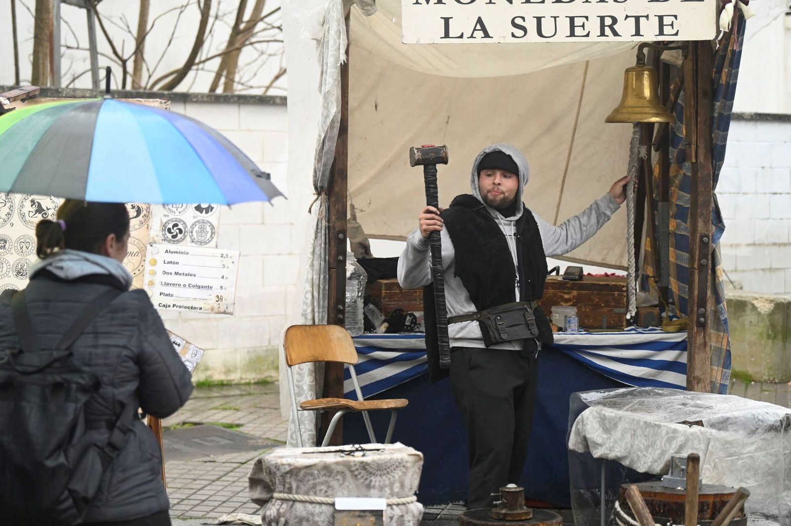 La lluvia desluce el último día del Mercado Andalusí
