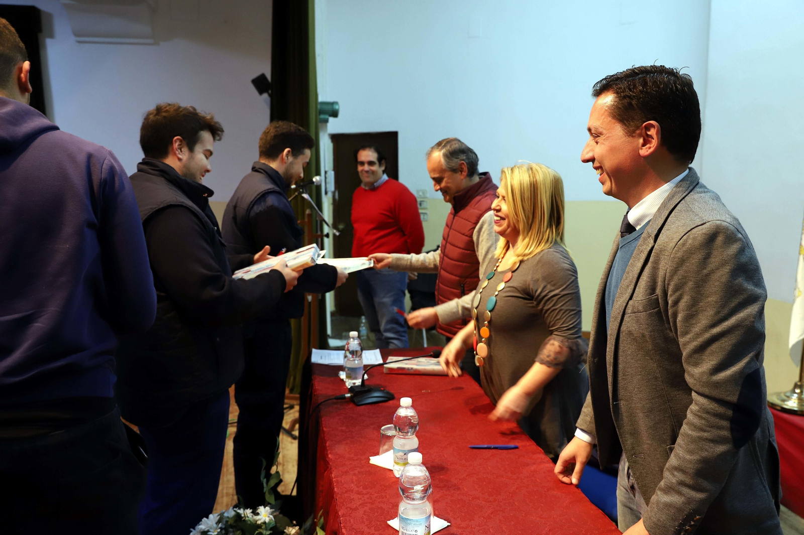 Un momento del acto celebrado en colegio Lora Tamayo.