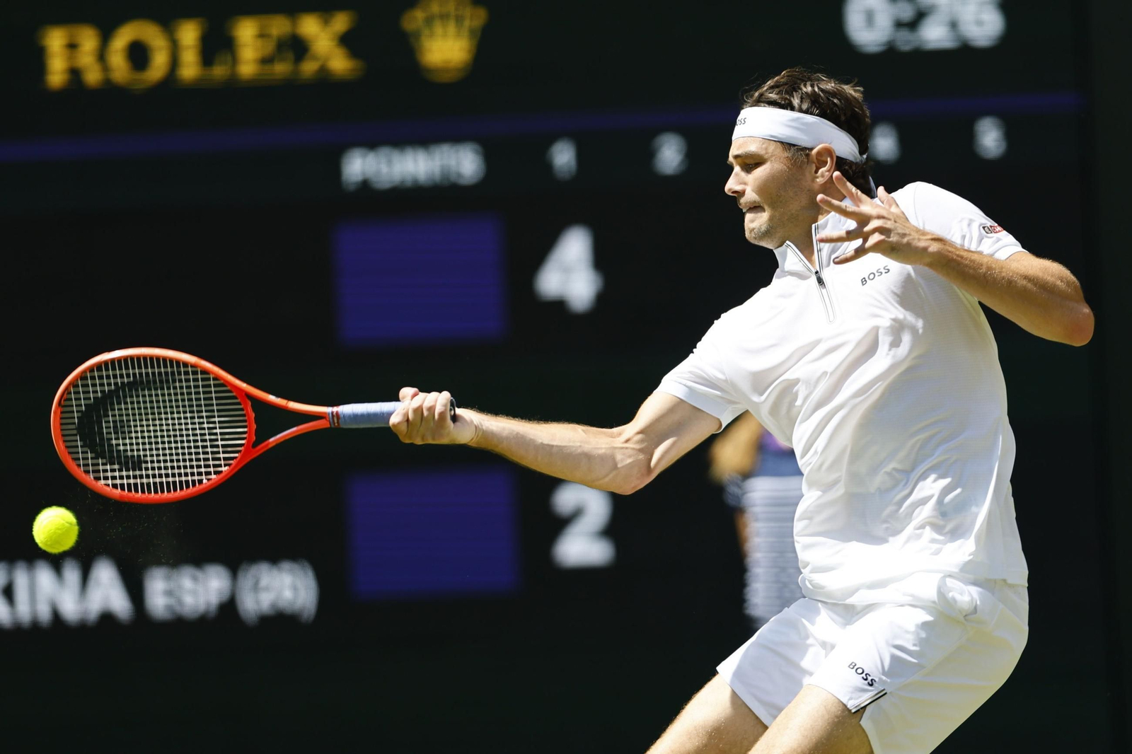 Wimbledon: Davidovich cae ante Fritz en cuatro sets