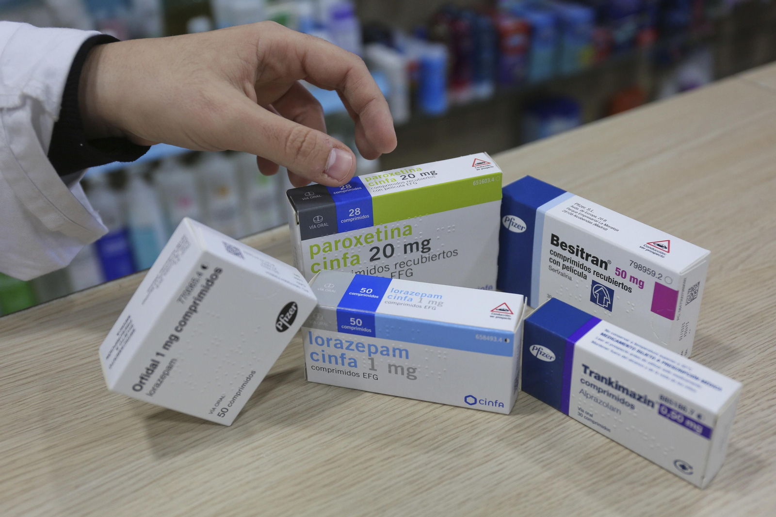 Medicamentos para la ansiedad.