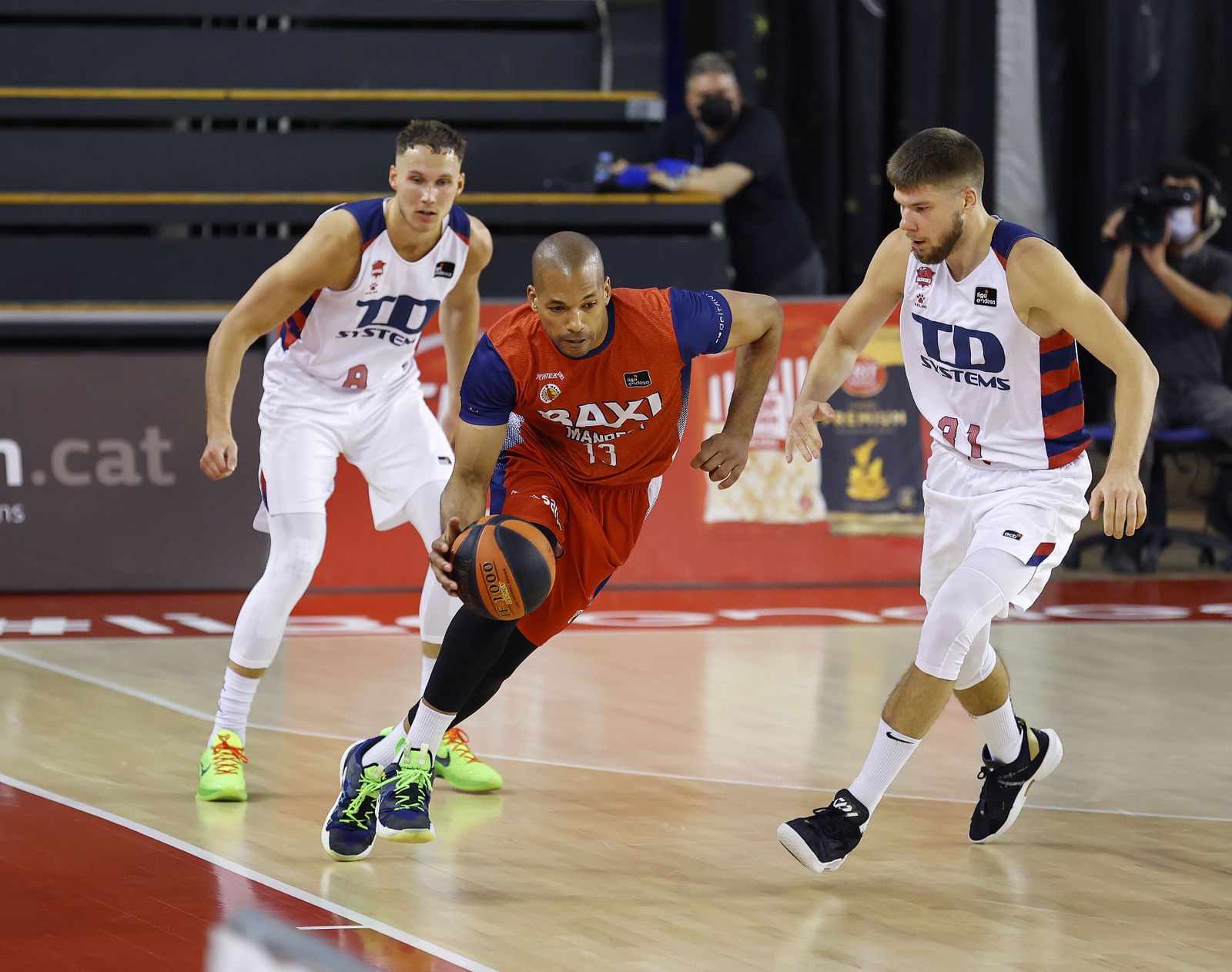 Eulis Báez, en un partido ante el Baskonia la pasada campaña.