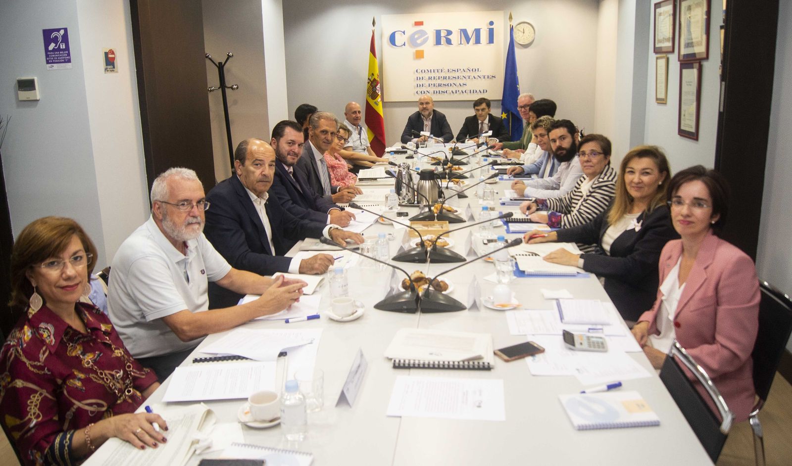Reunión del jurado que ha concedido los galardones en su edición de 2018.