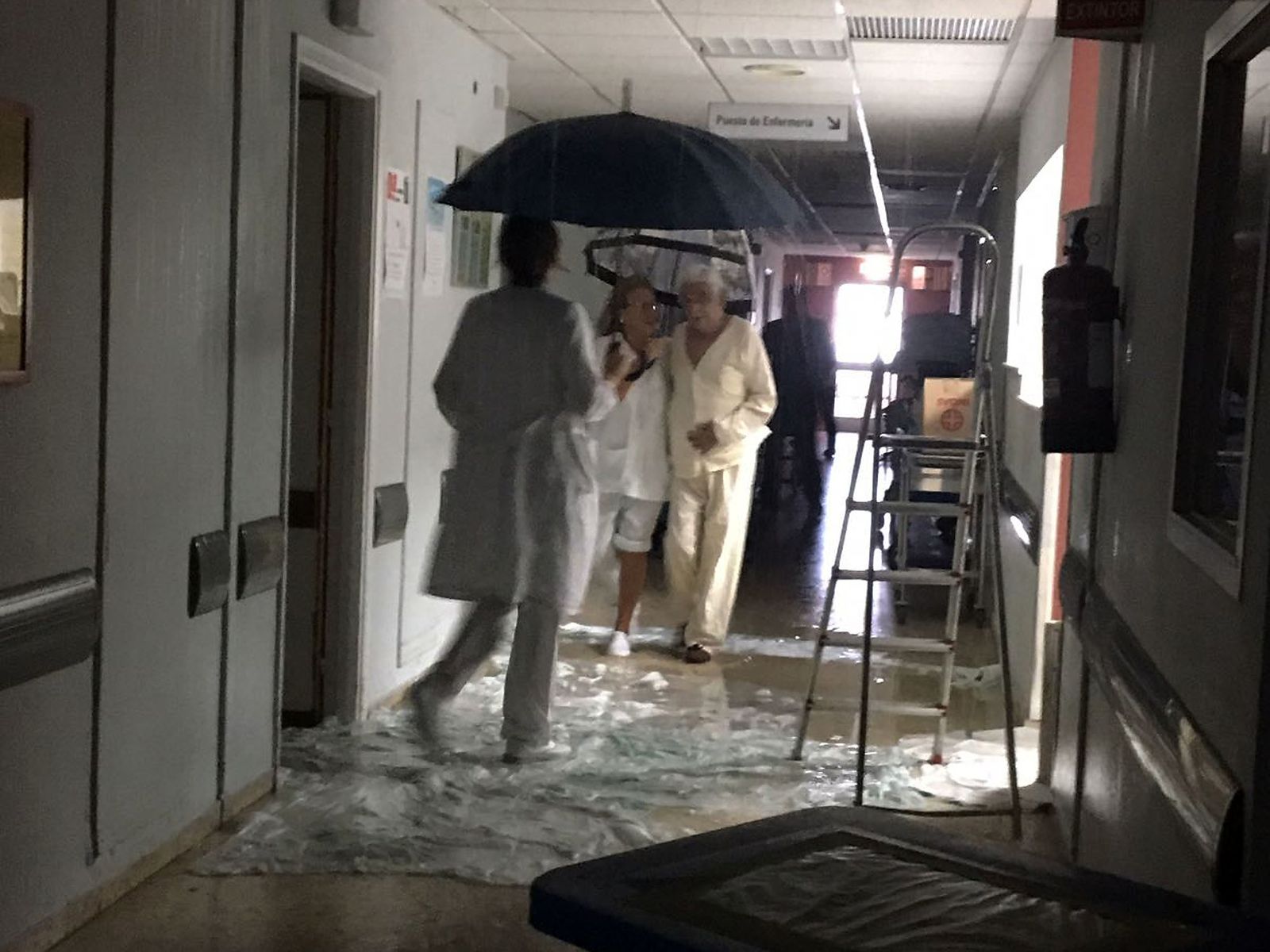 Los efectos de la tromba de agua en Cádiz