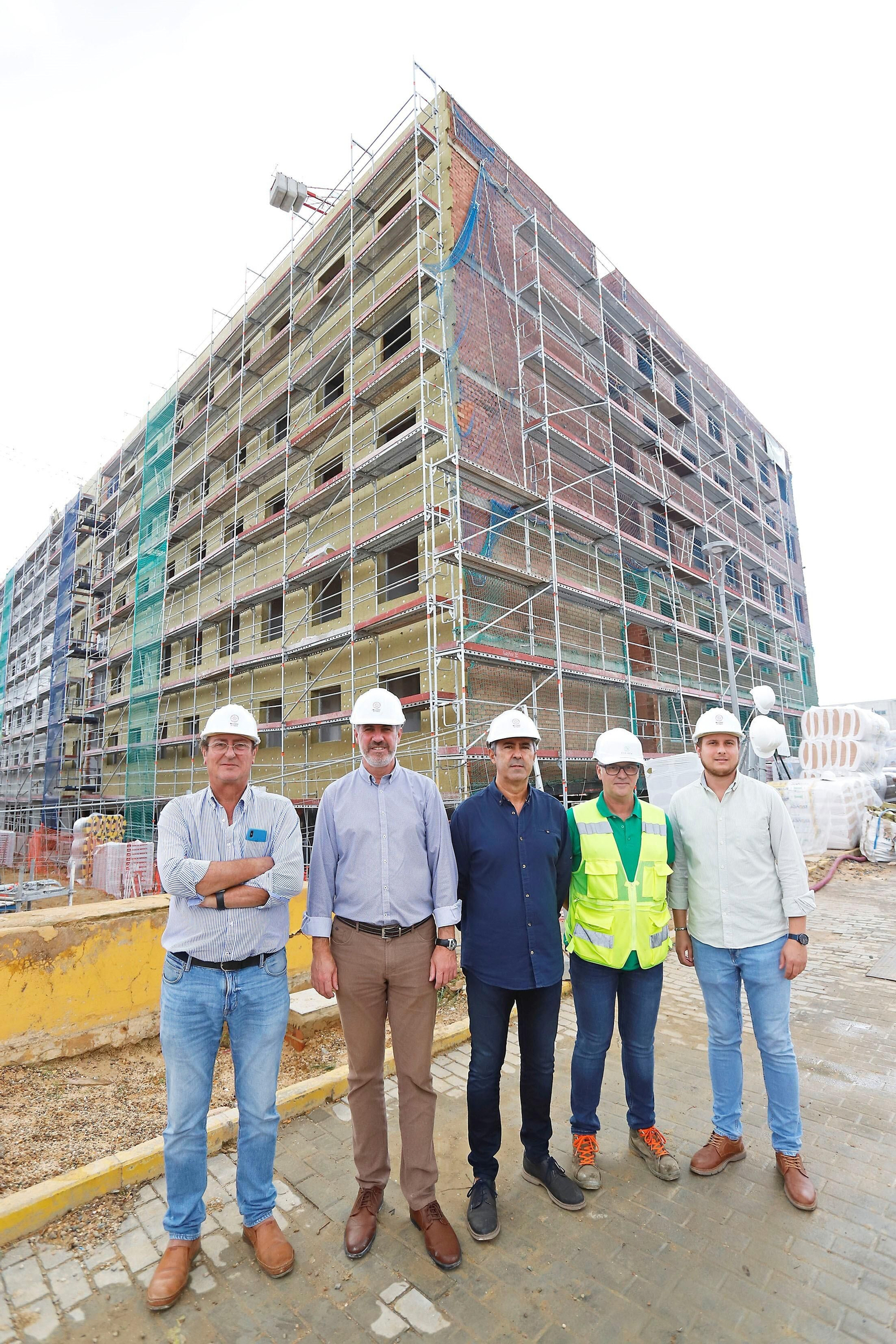 Imágenes de las obras de la residencia de estudiantes de Huelva