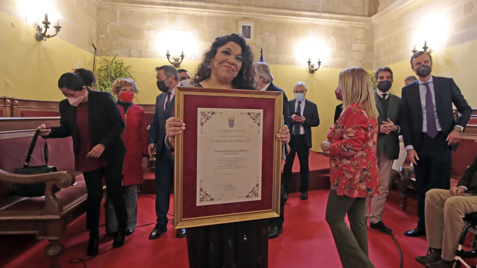 Imágenes de 'La Macanita' recibiendo el IV Premio de Andalucía en Jerez