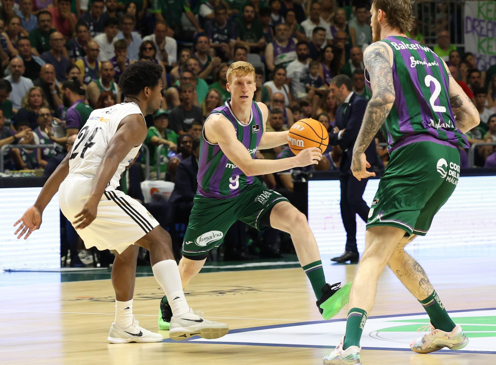 El Unicaja-Real Madrid, en fotos