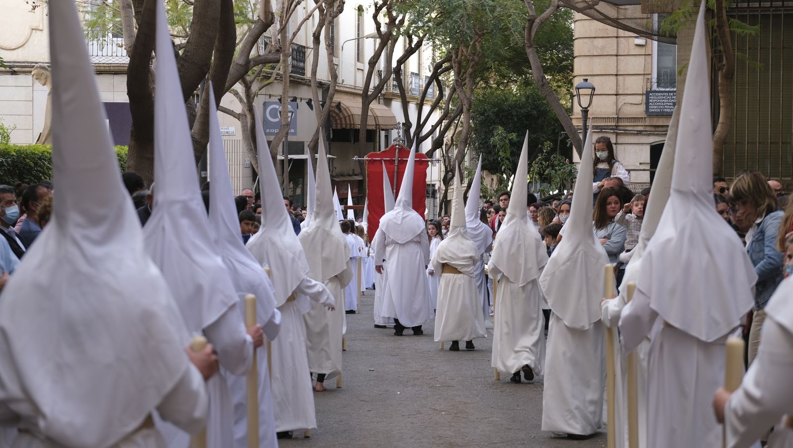 Fotogalería procesión de la Santa Cena. Semana Santa de Almería 2022.