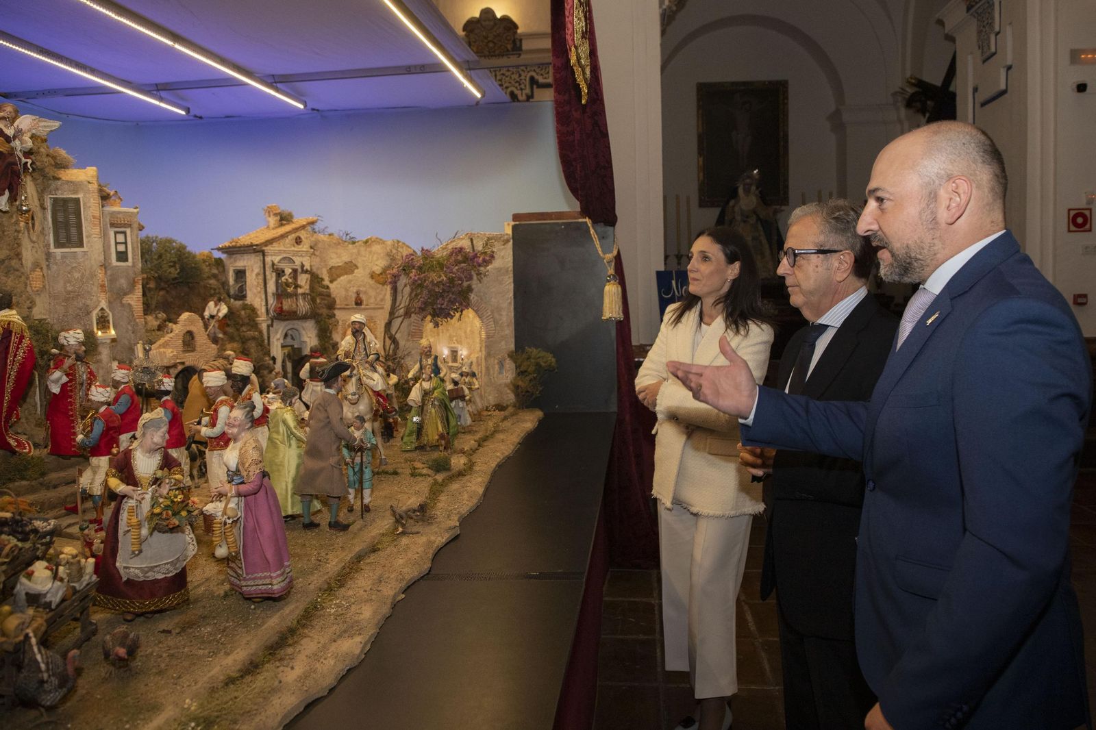 Inauguración del belén de la Diputación de Córdoba.