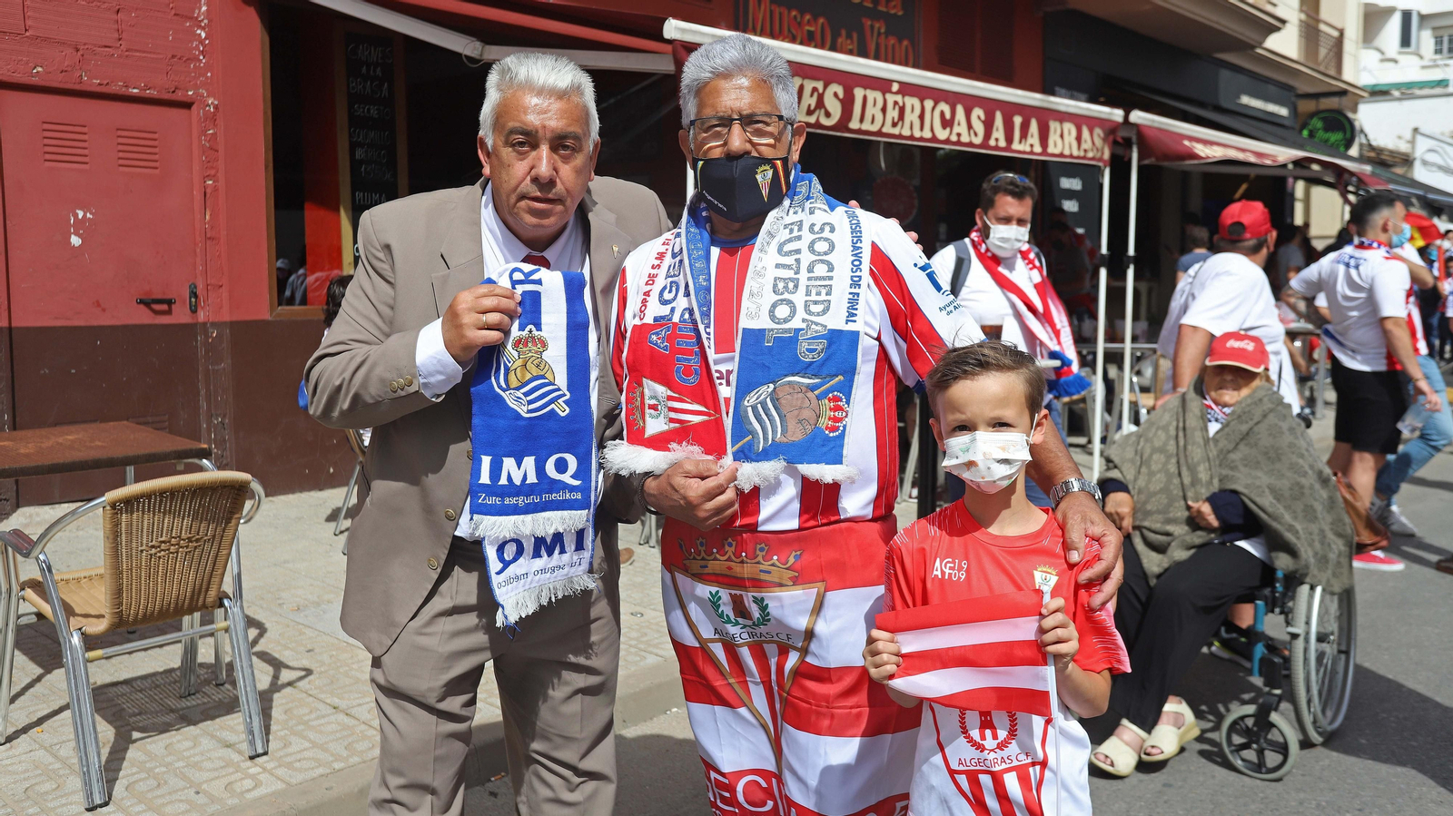 Fotos de la afición del Algeciras CF