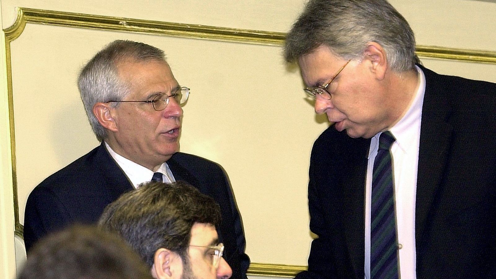 José Borrell y Felipe  González.